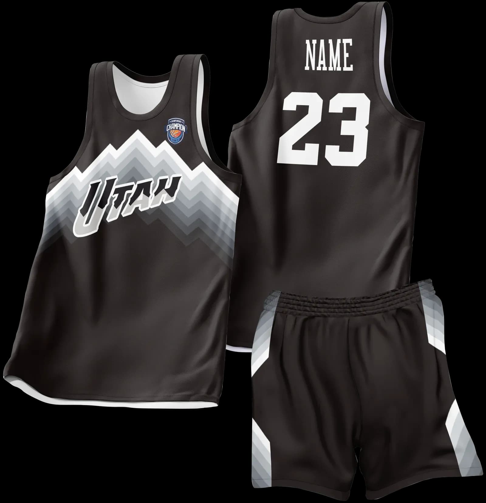 Custom basketball uniform design B20JW