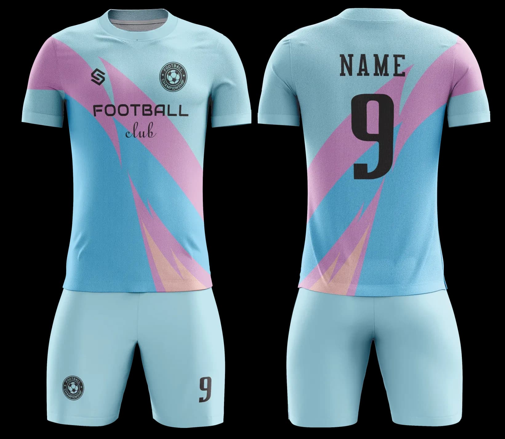 Custom soccer uniform design Z24HS