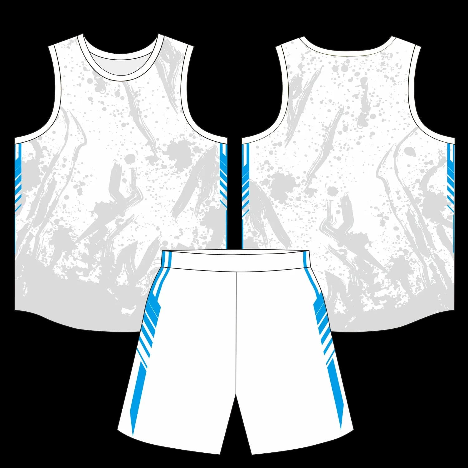 Custom basketball uniform design B18JW