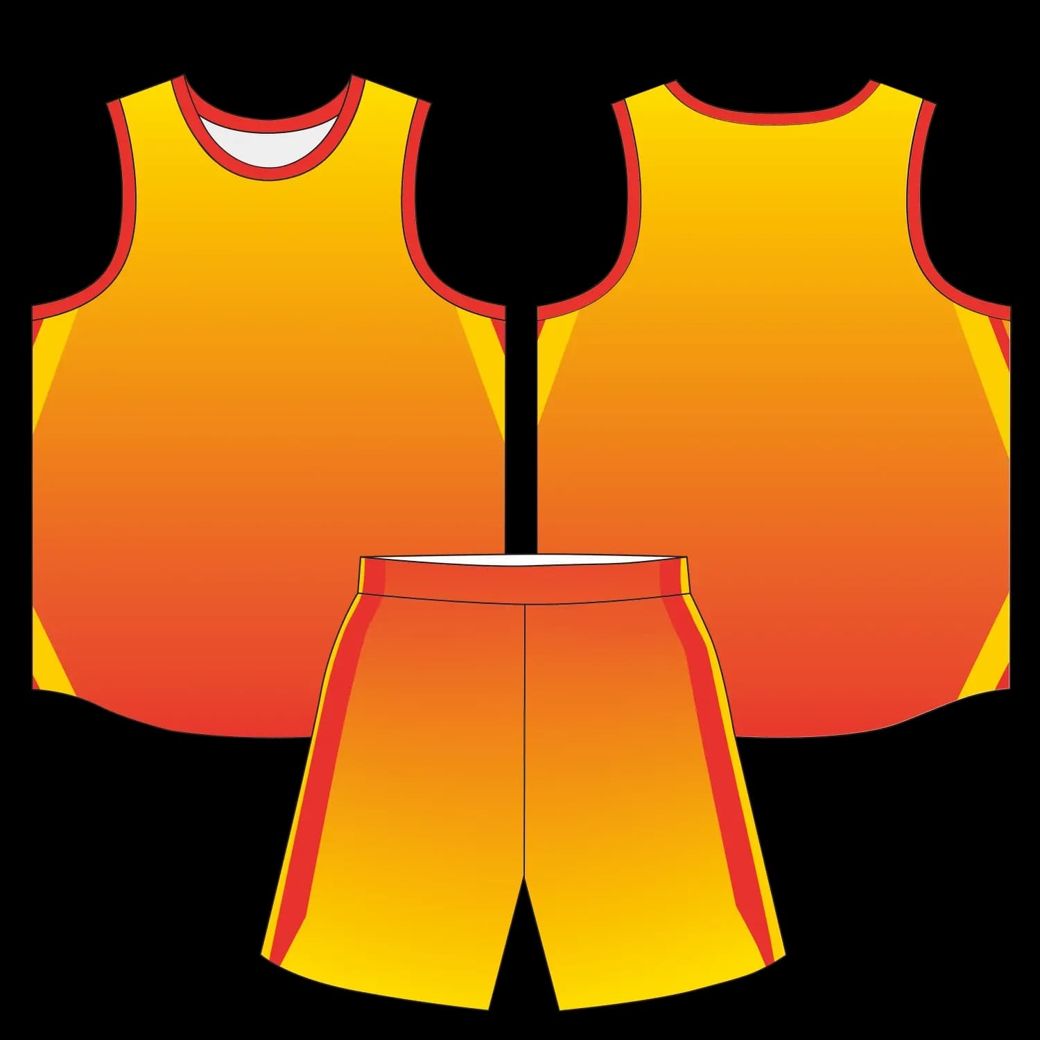Custom basketball uniform design B16JW