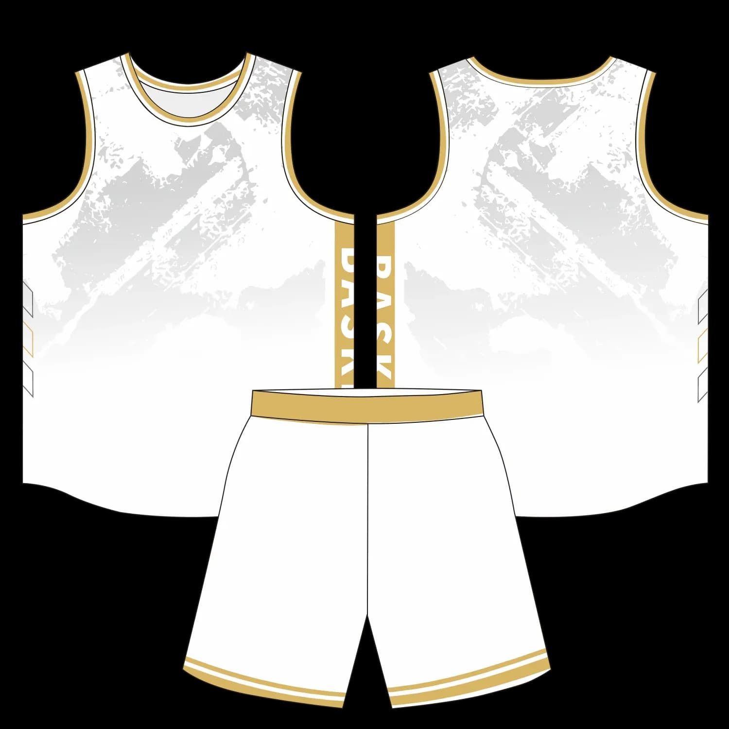 Custom basketball uniform design B79