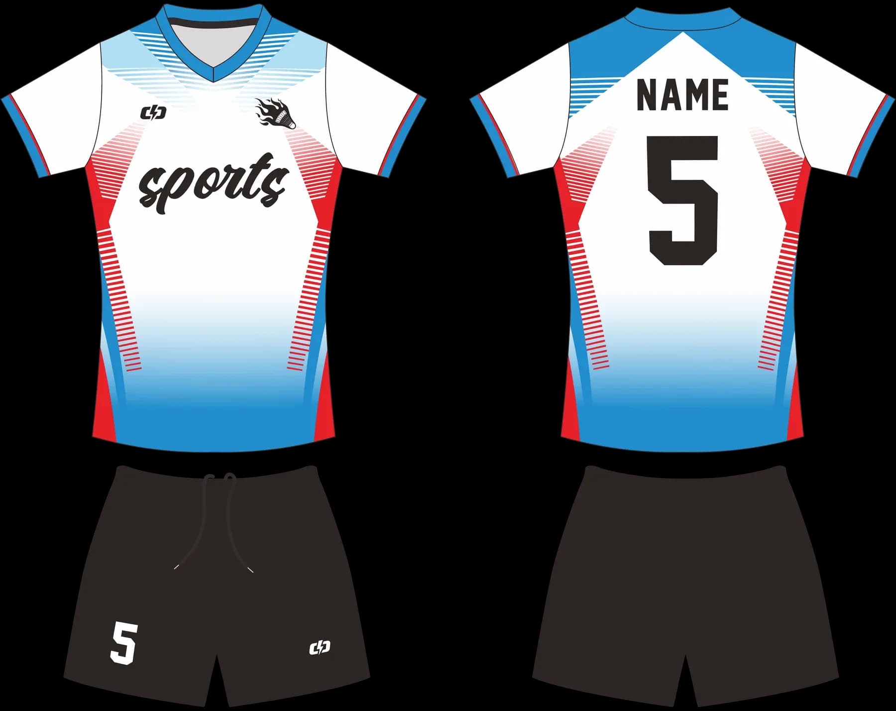 Custom volleyball uniform design UP55