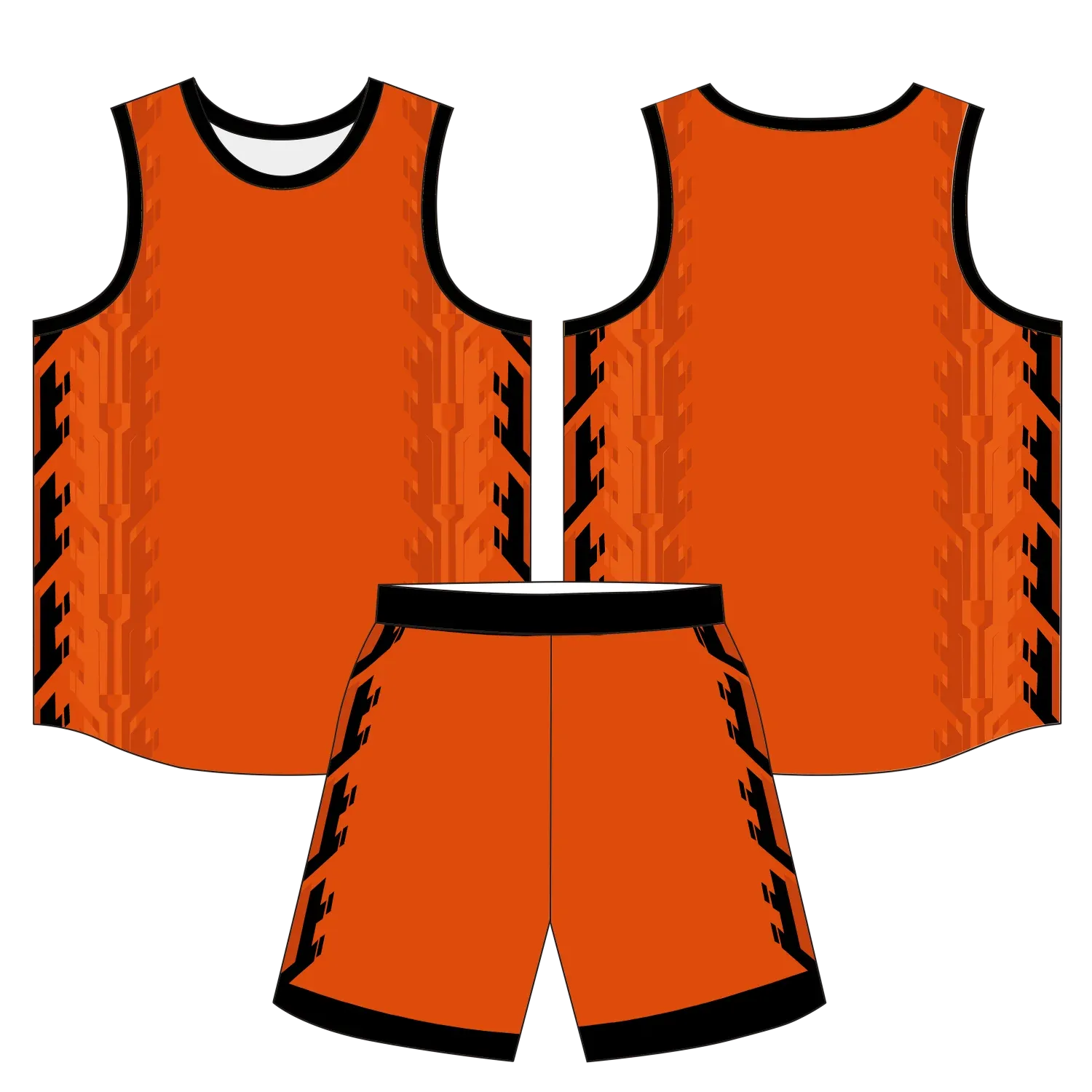Custom basketball uniform design B88