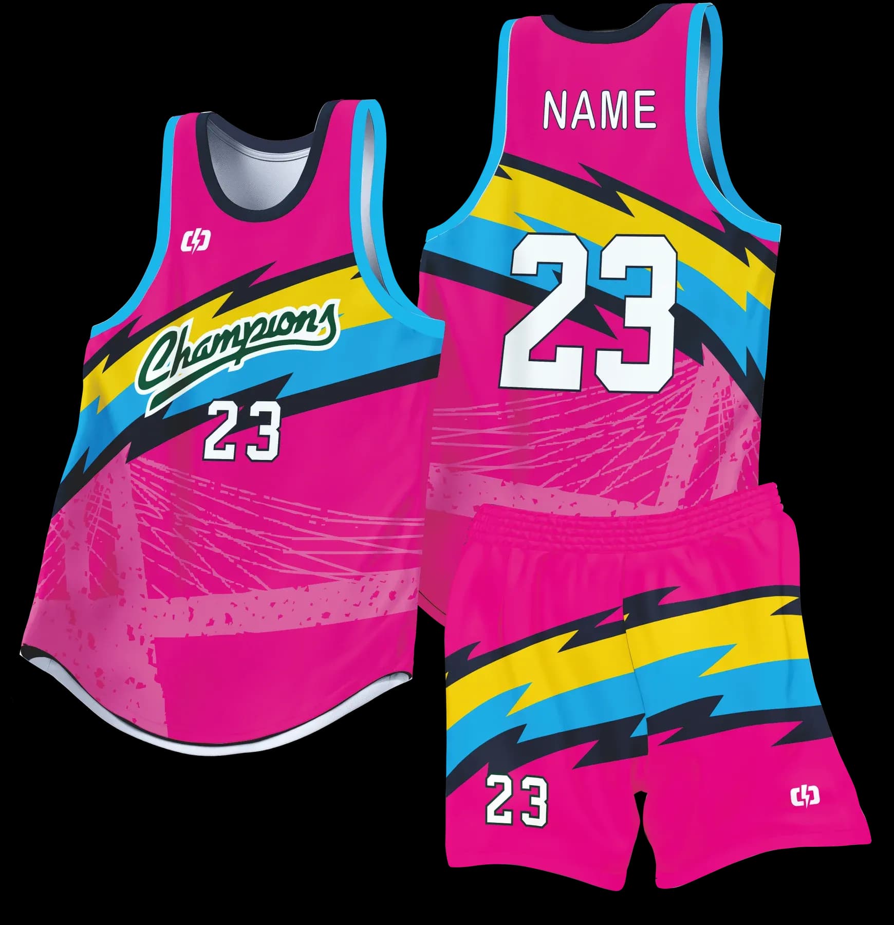Custom basketball uniform design B64