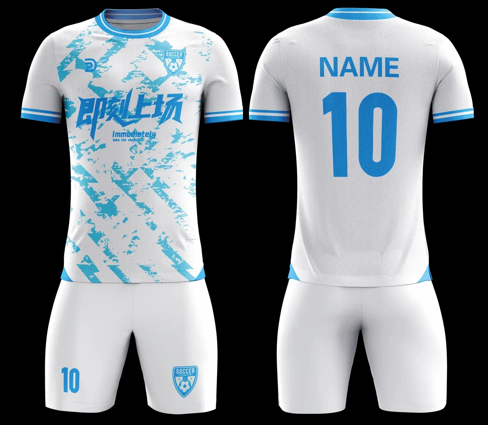 Custom soccer uniform design Z132JW