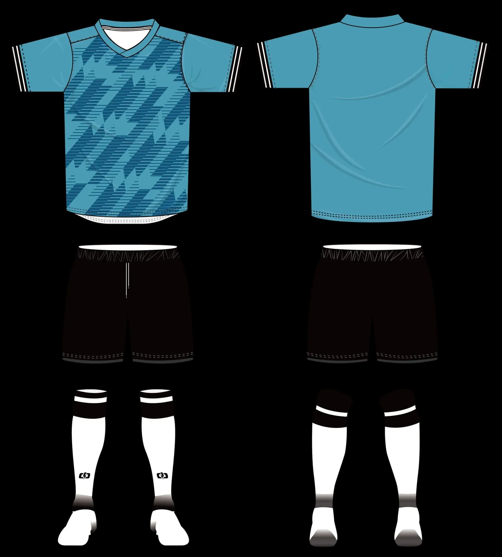 Custom soccer uniform design ZQF2024801