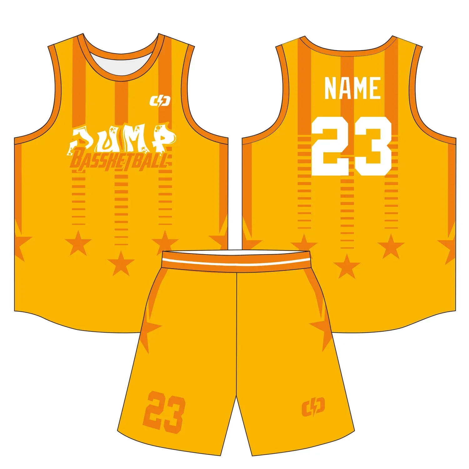 Custom basketball uniform design B38