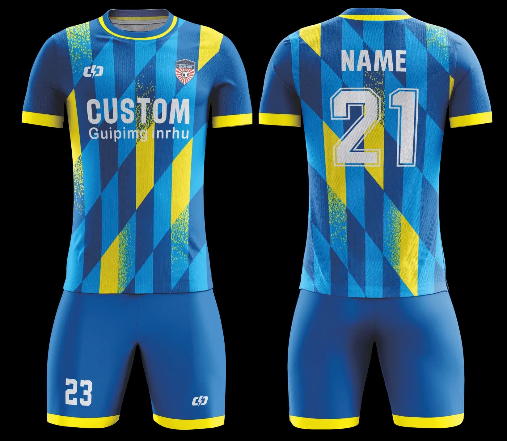 Custom soccer uniform design Z73ZK