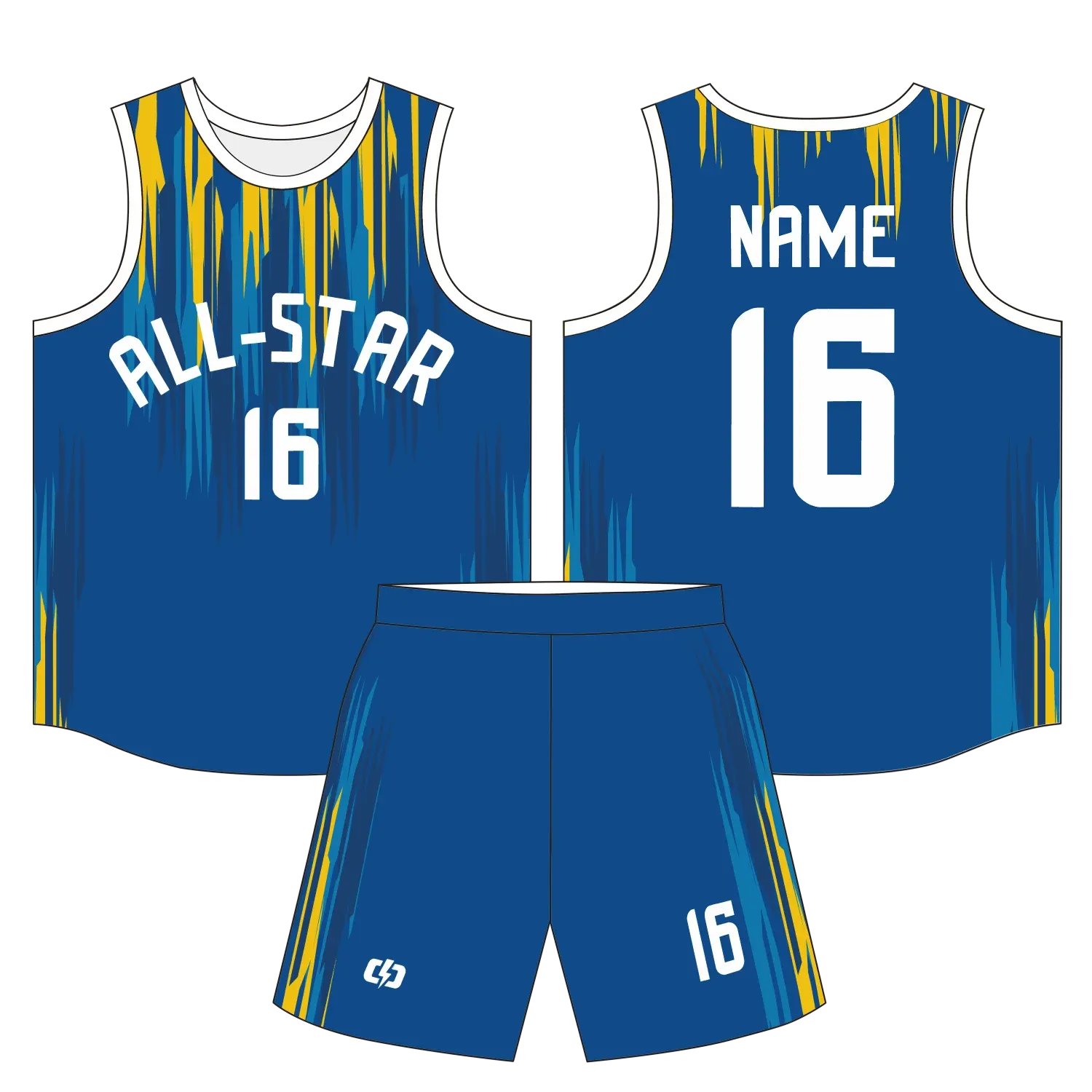Custom basketball uniform design B67