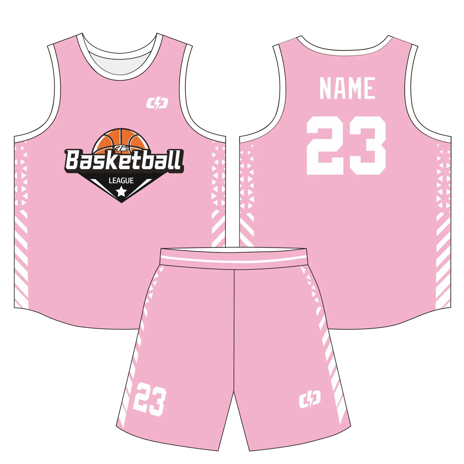 Custom basketball uniform design B32