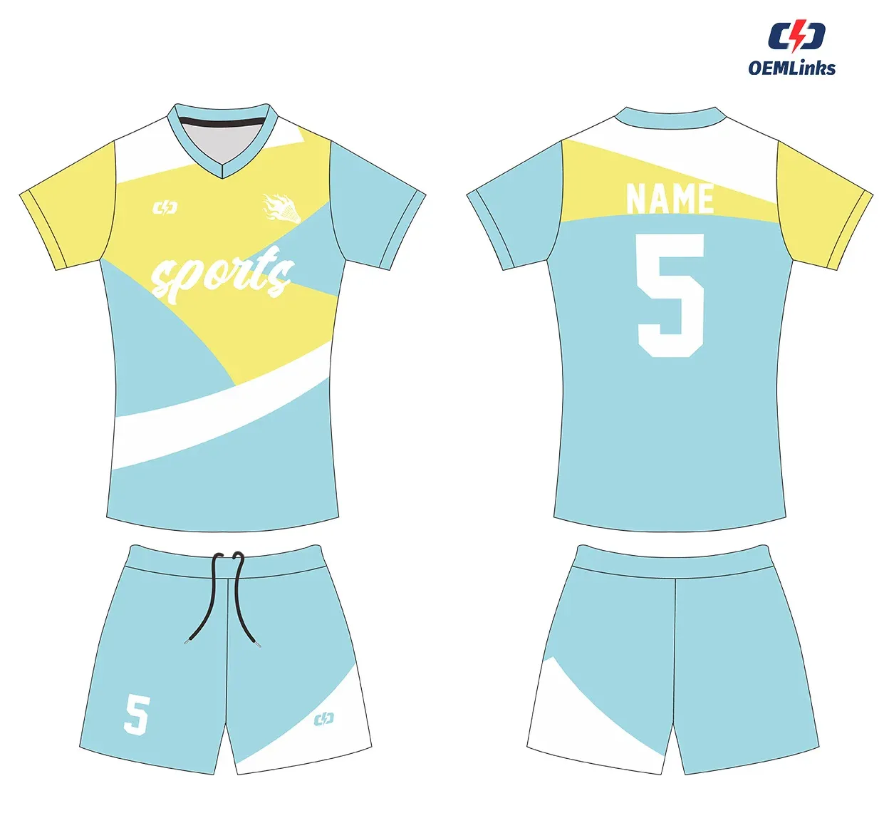 Custom volleyball uniform design UP51