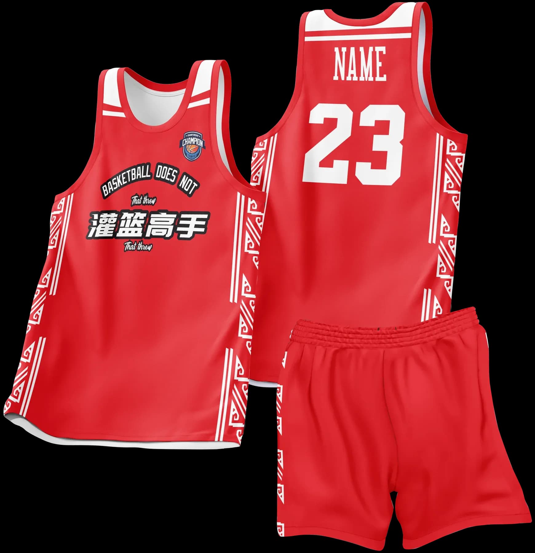 Custom basketball uniform design B27JW