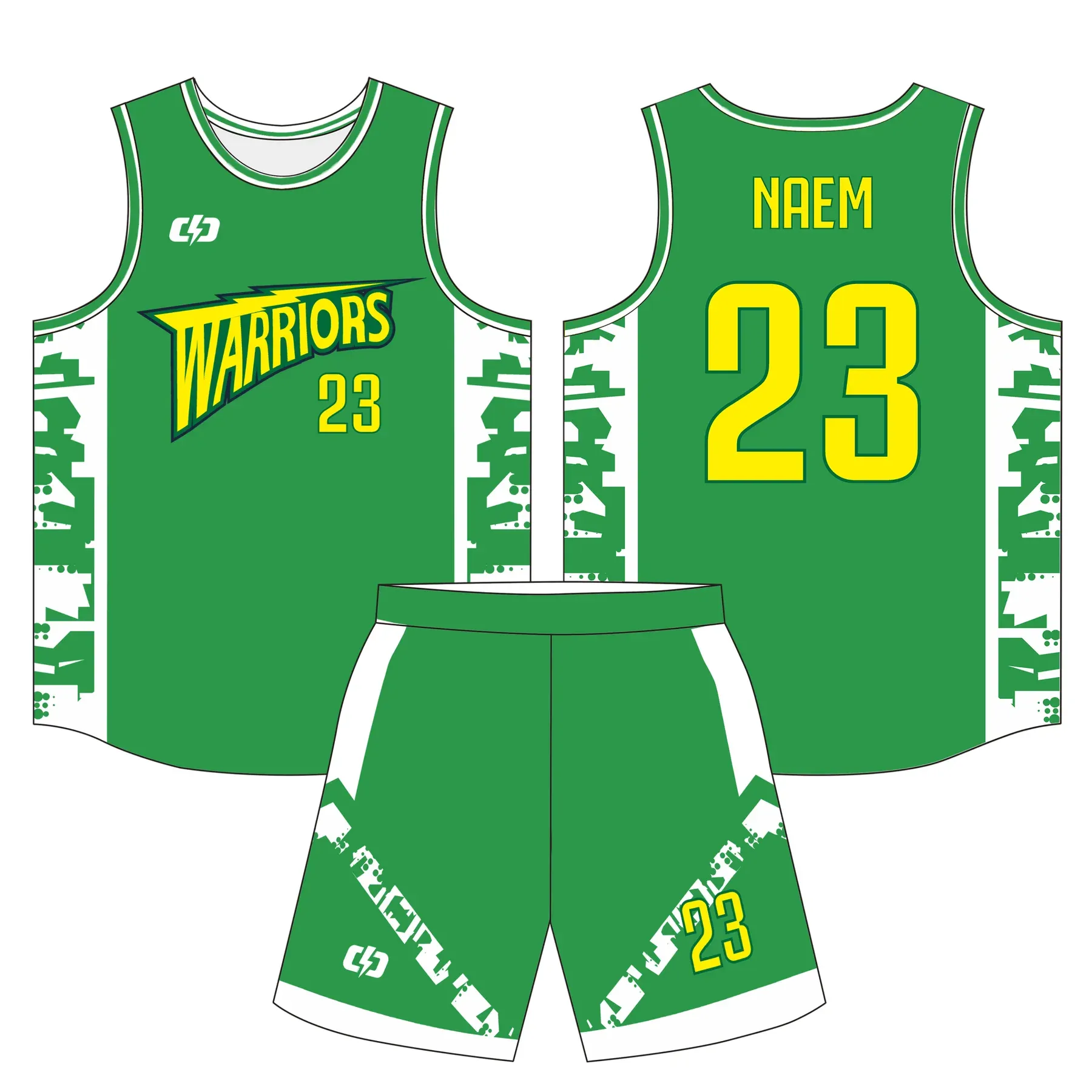 Custom basketball uniform design B71