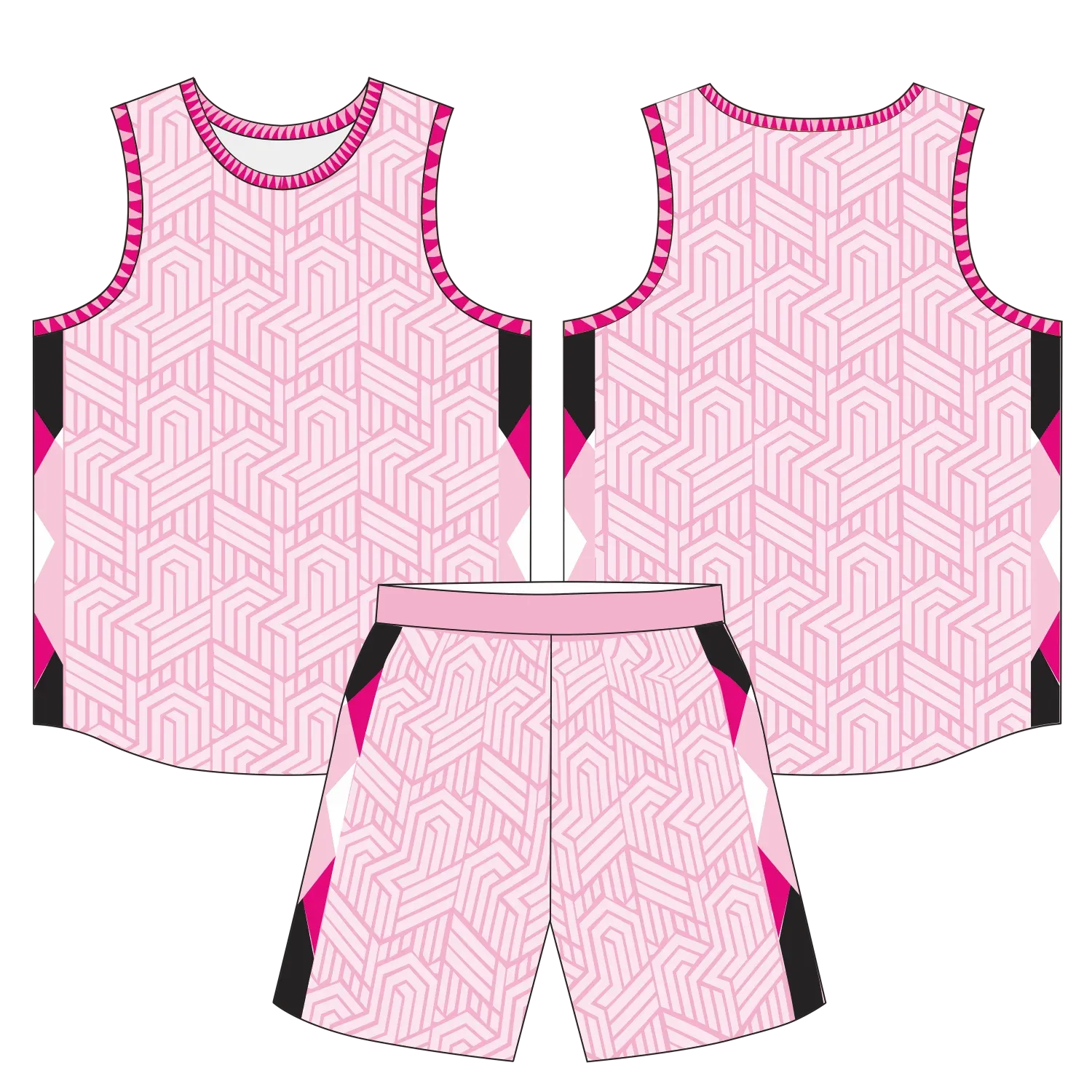 Custom basketball uniform design B31