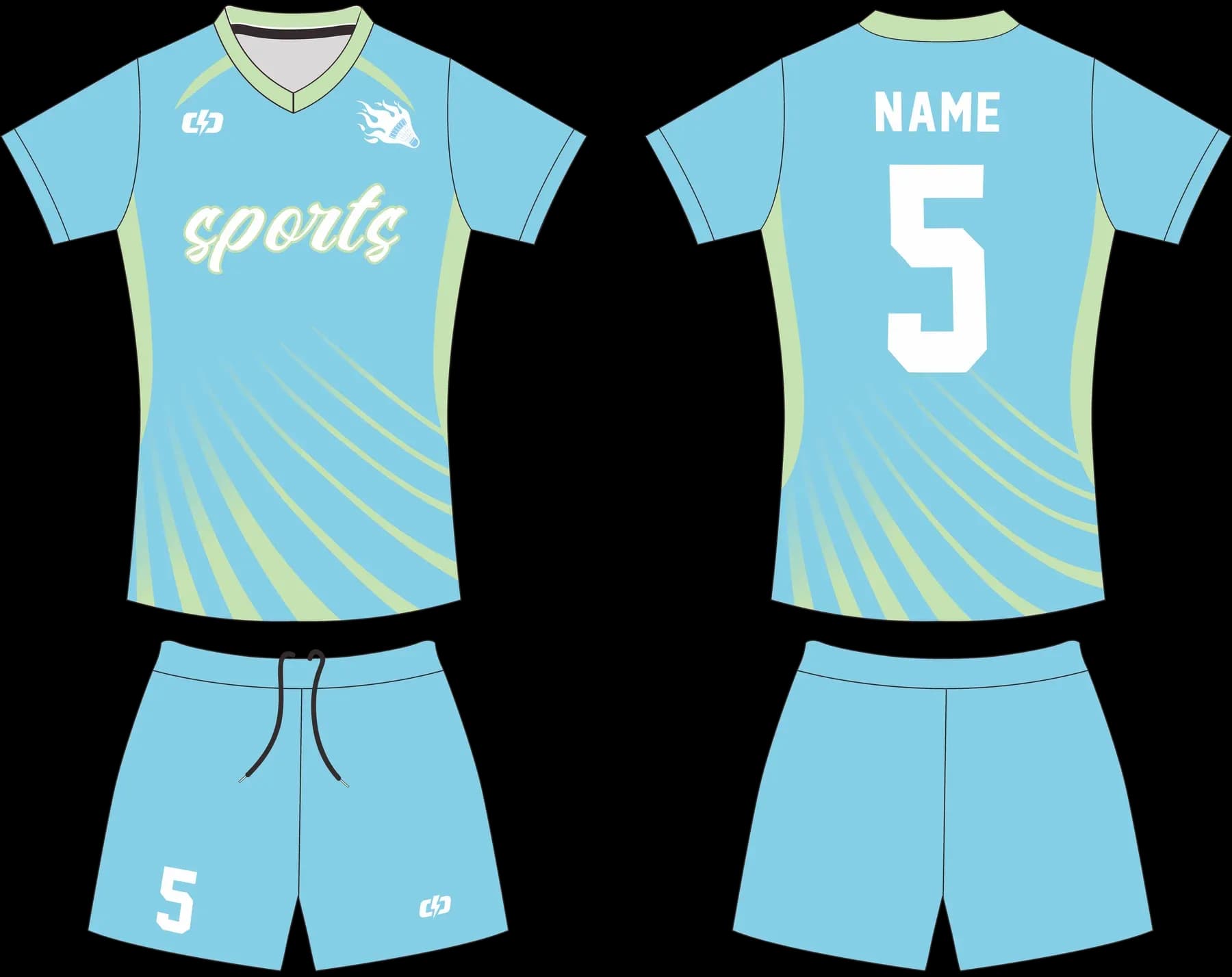 Custom volleyball uniform design UP31