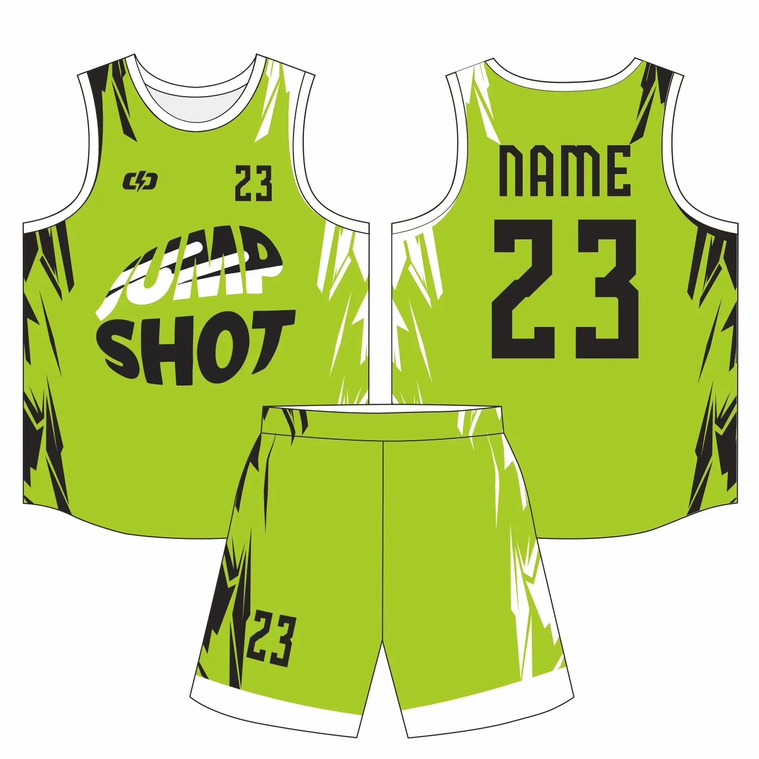 Custom basketball uniform design B83