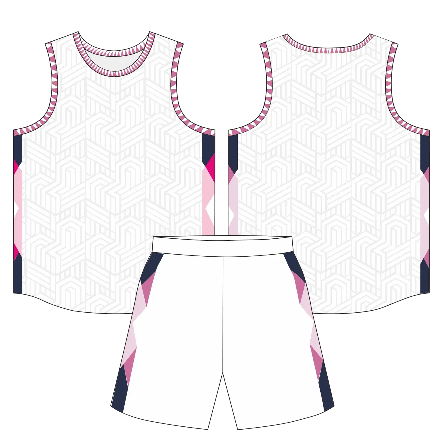 Custom basketball uniform design B31