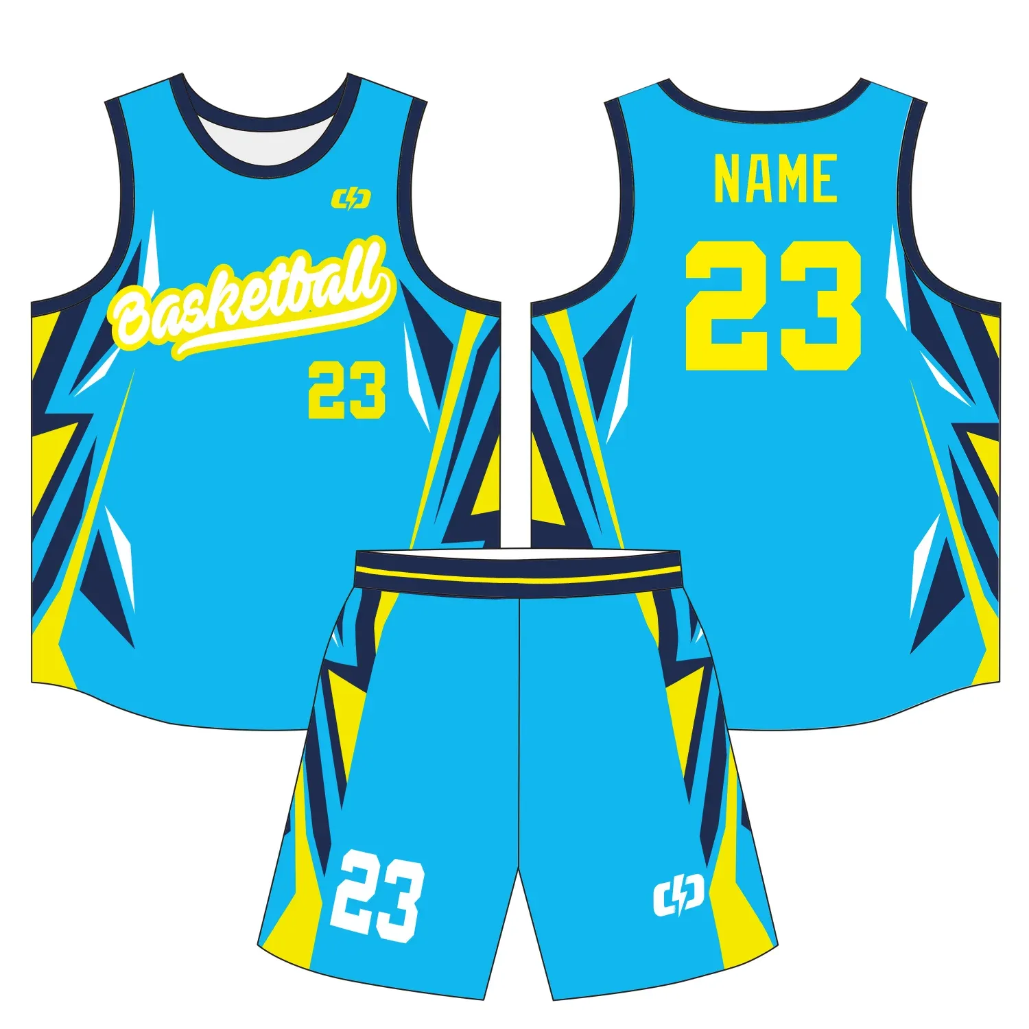 Custom basketball uniform design B41