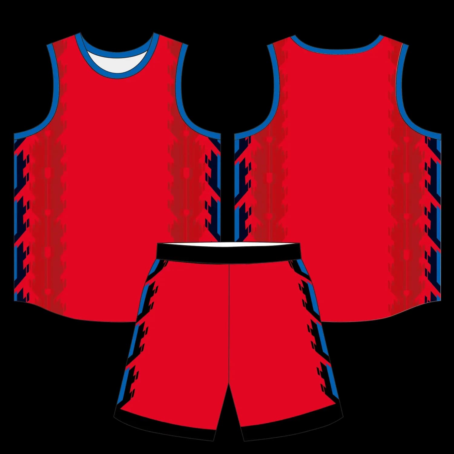 Custom basketball uniform design B88