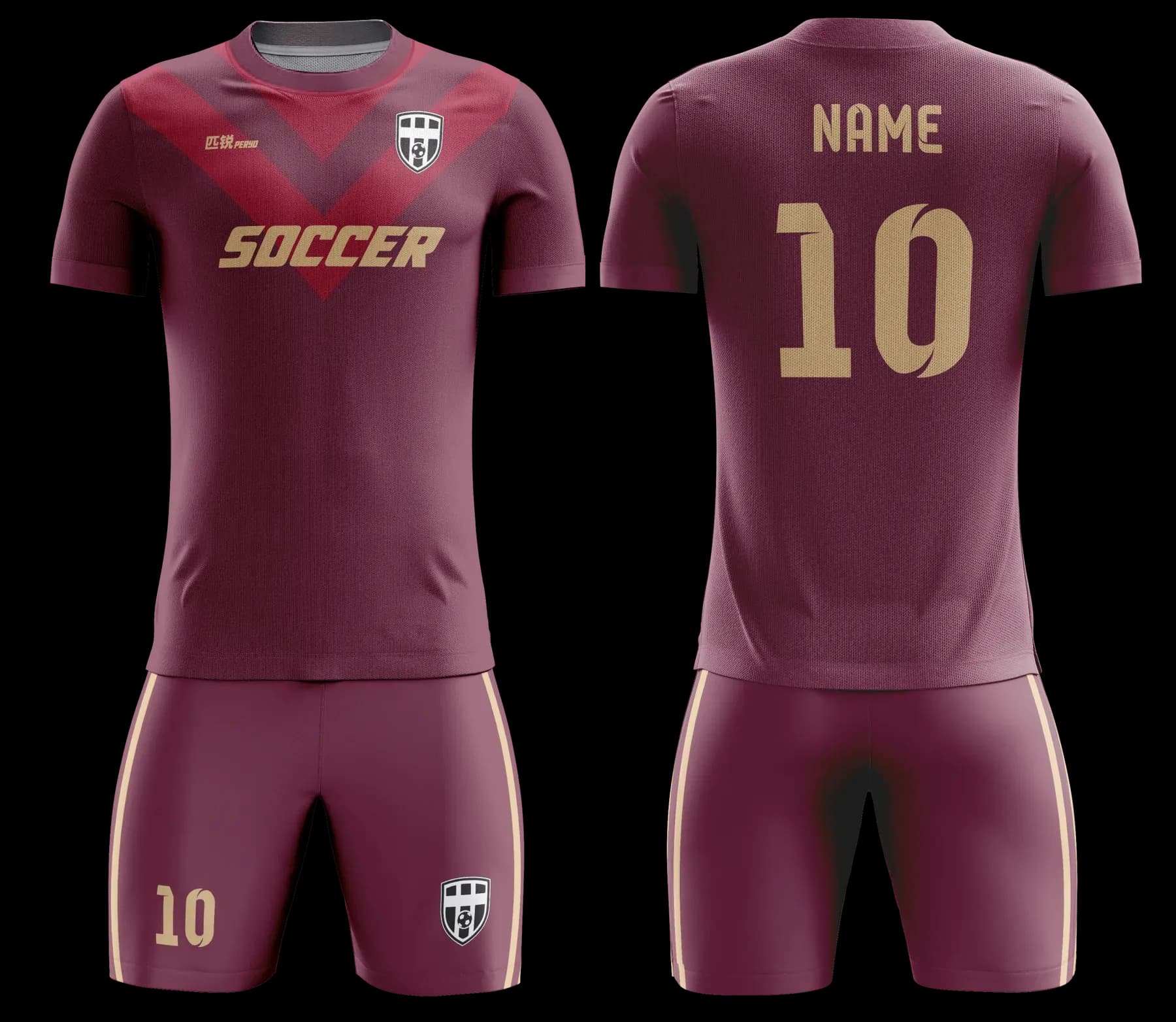 Custom soccer uniform design Z038JW