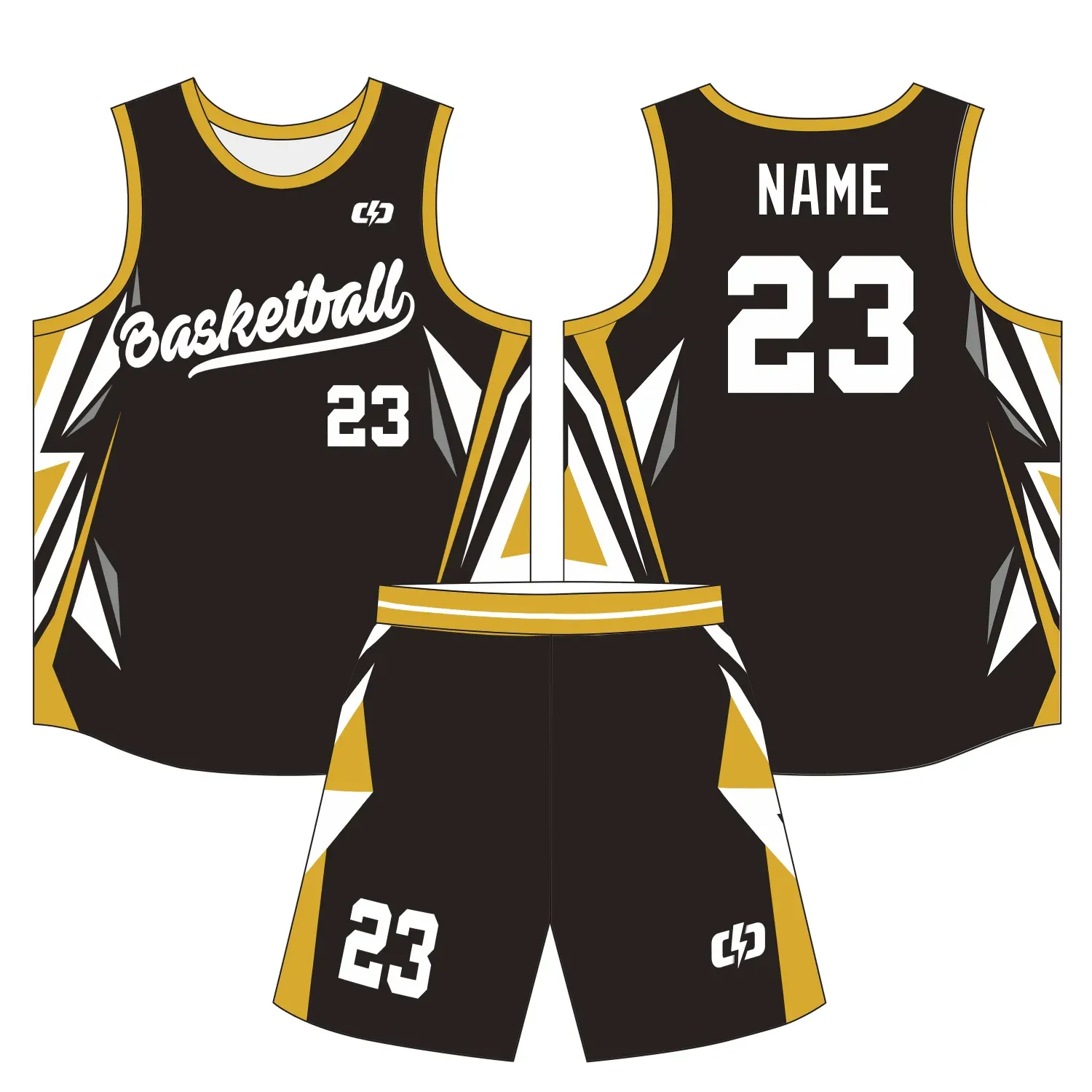 Custom basketball uniform design B41