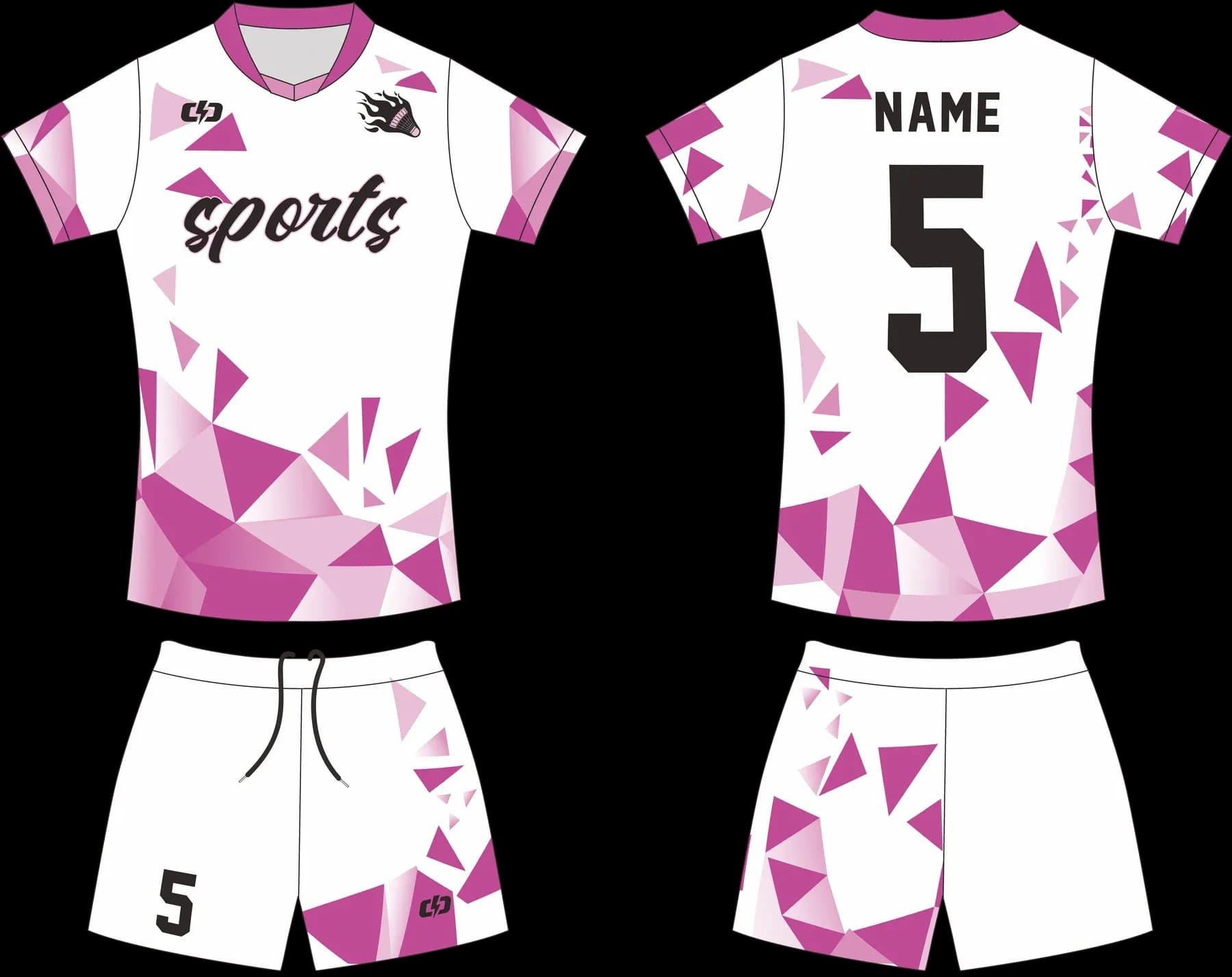 Custom volleyball uniform design UP37