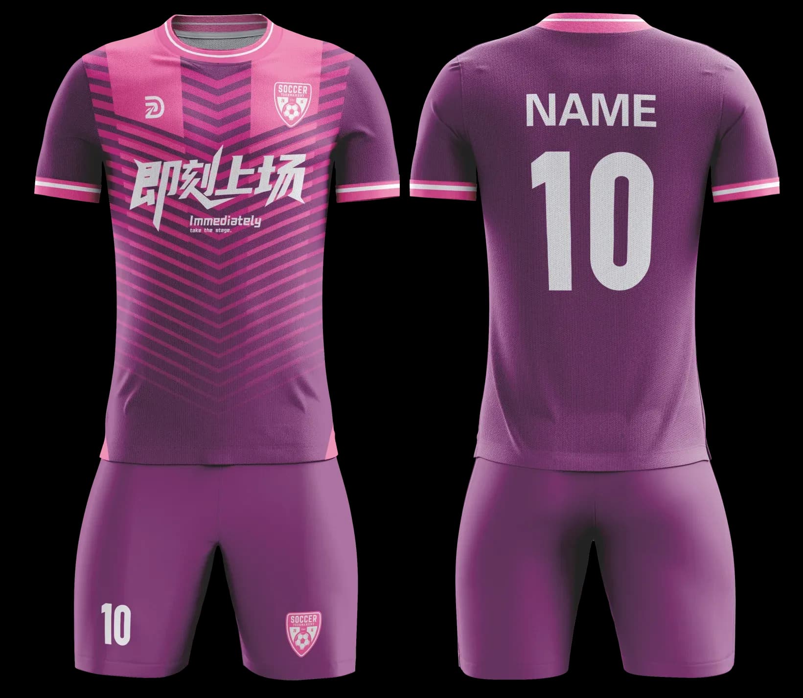 Custom soccer uniform design Z142JW