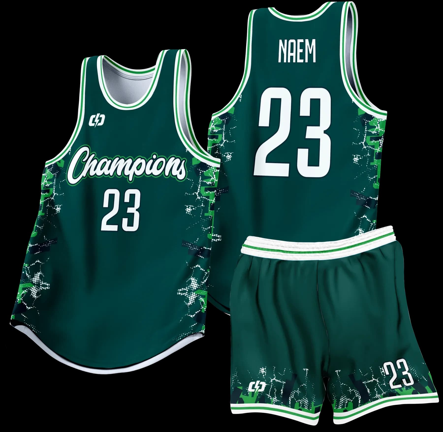 Custom basketball uniform design B70