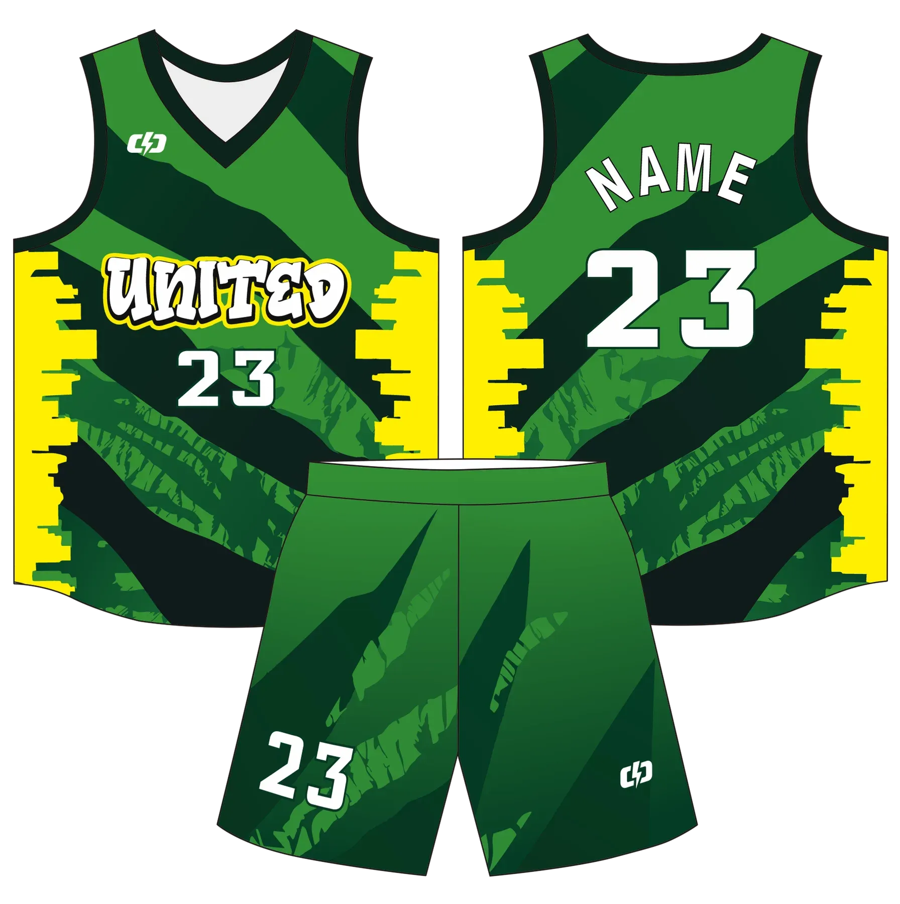 Custom basketball uniform design B76
