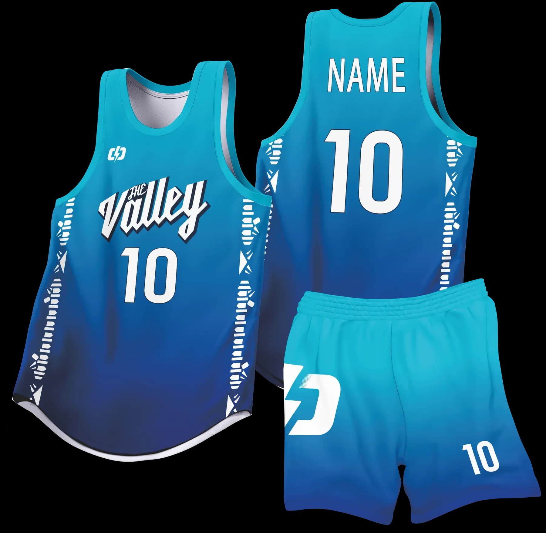 Custom basketball uniform design B100