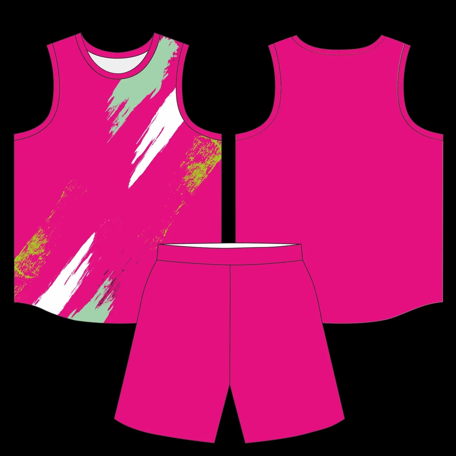 Custom basketball uniform design B25JW