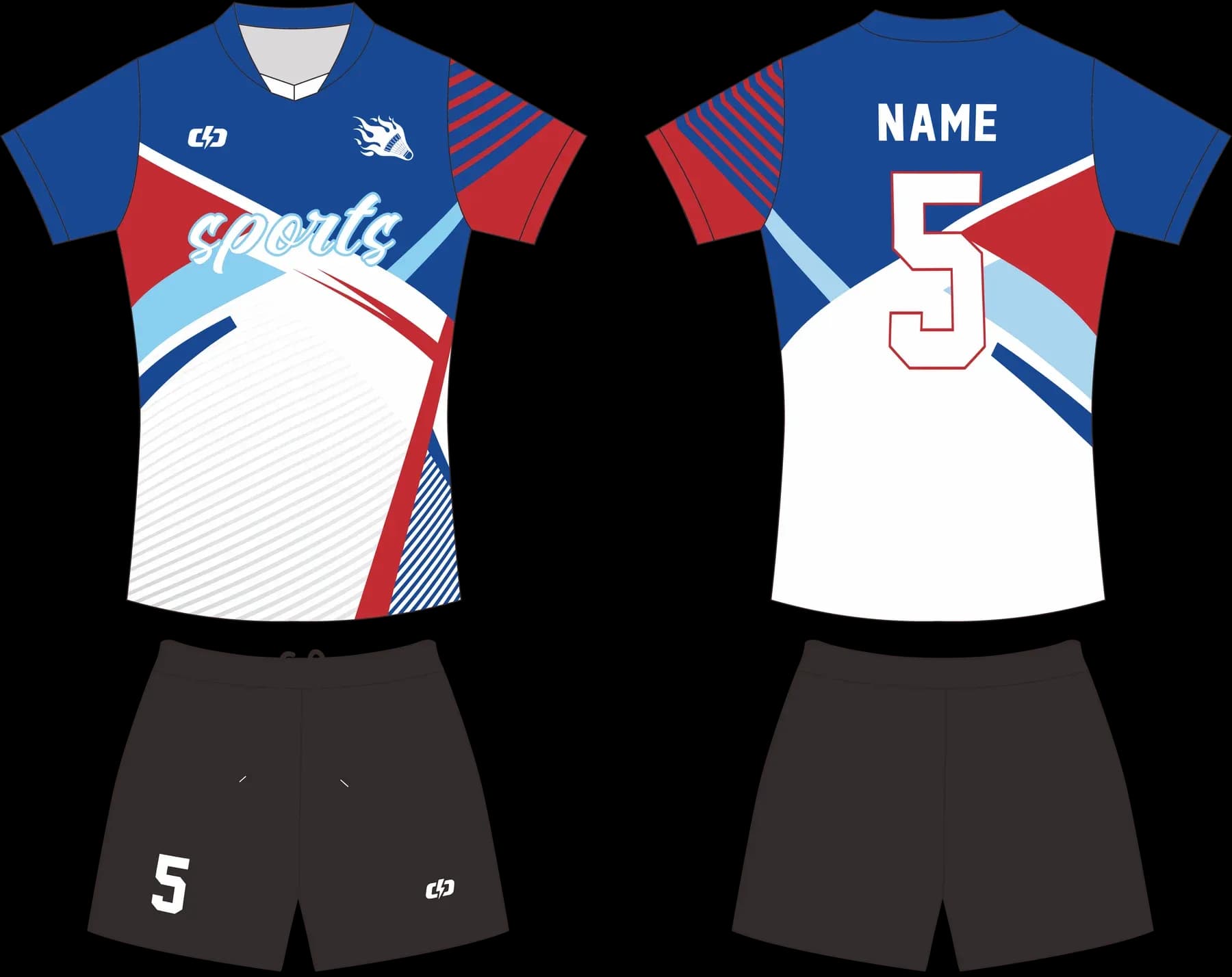 Custom volleyball uniform design UP22