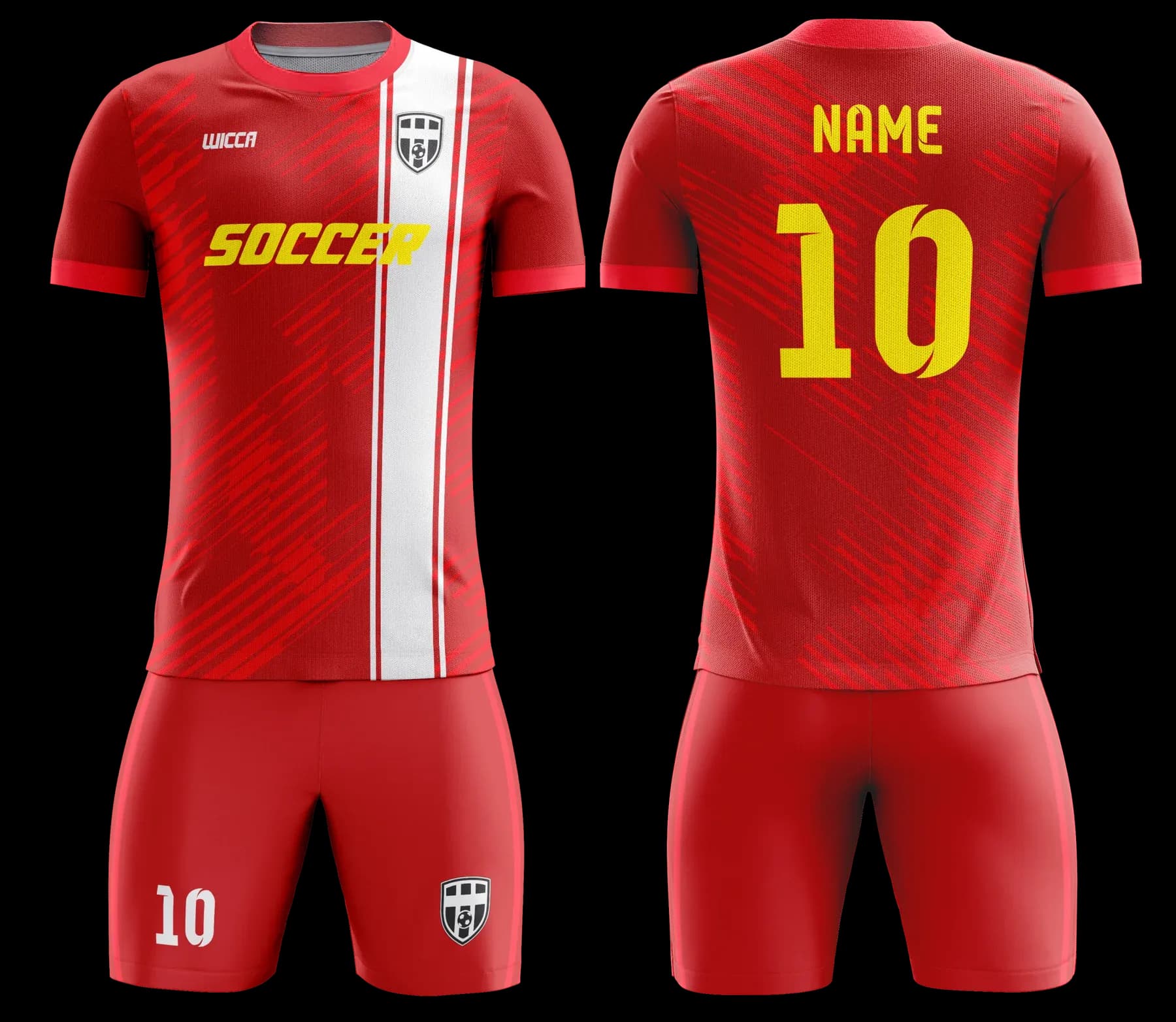 Custom soccer uniform design Z034JW