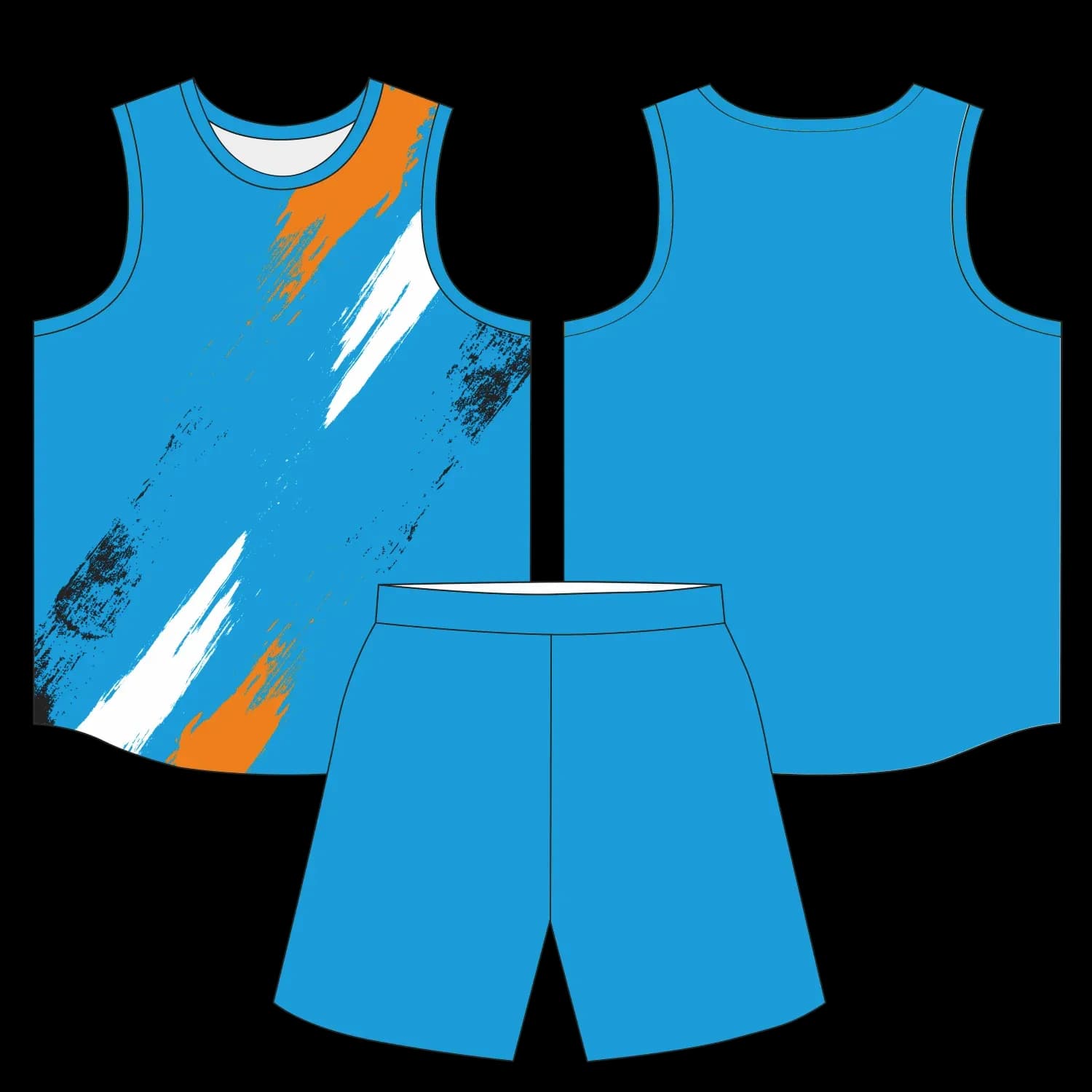 Custom basketball uniform design B25JW