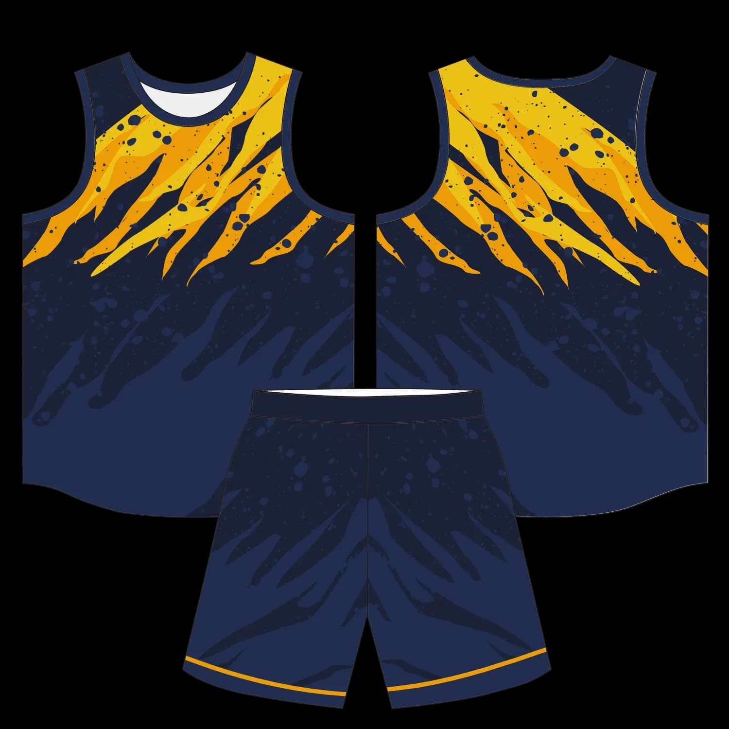 Custom basketball uniform design B97