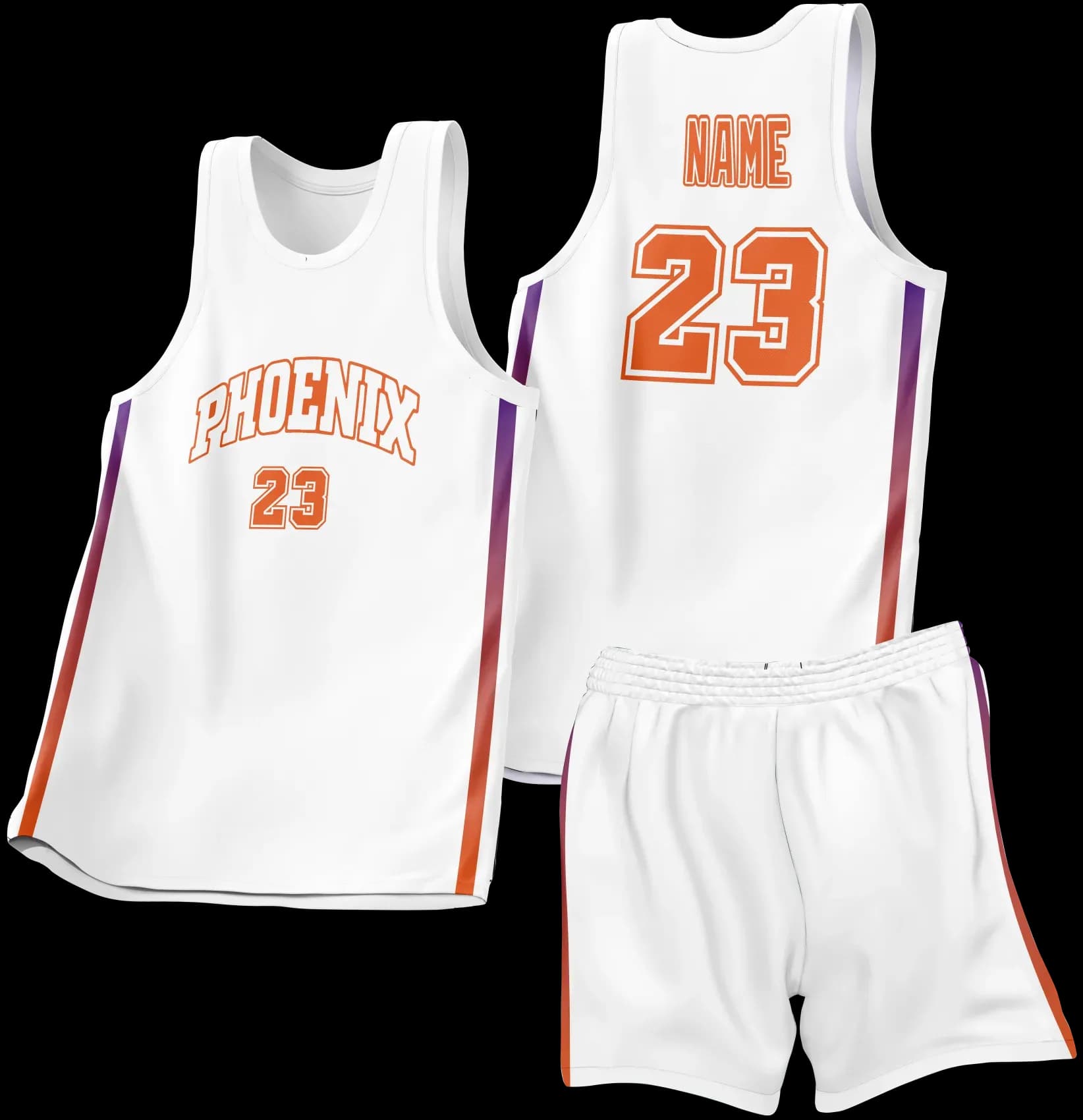Custom basketball uniform design B10JW