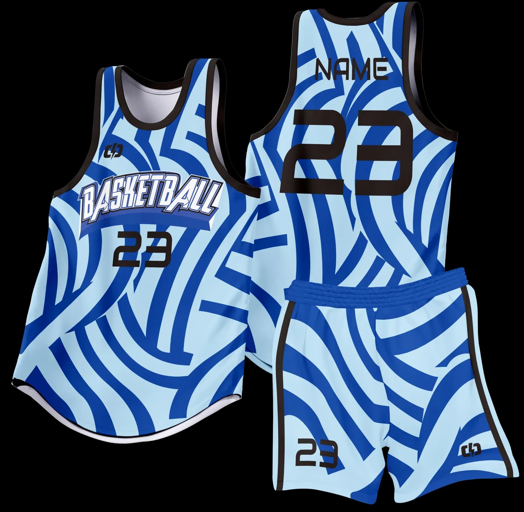 Custom basketball uniform design B84