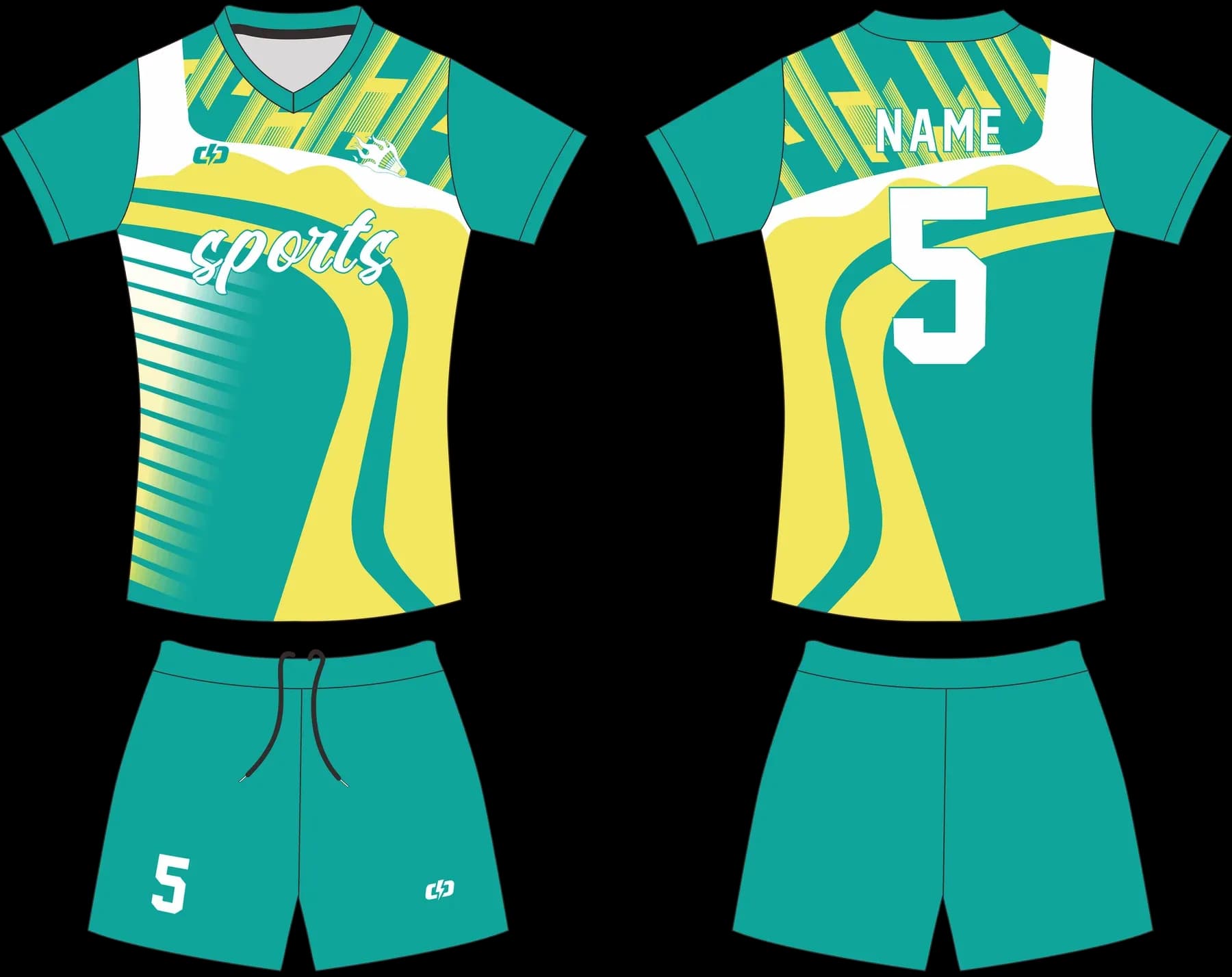 Custom volleyball uniform design UP17