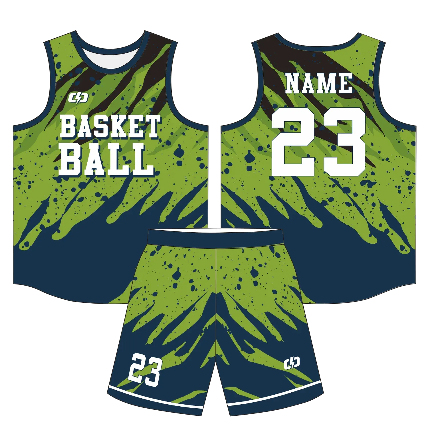 Custom basketball uniform design B97