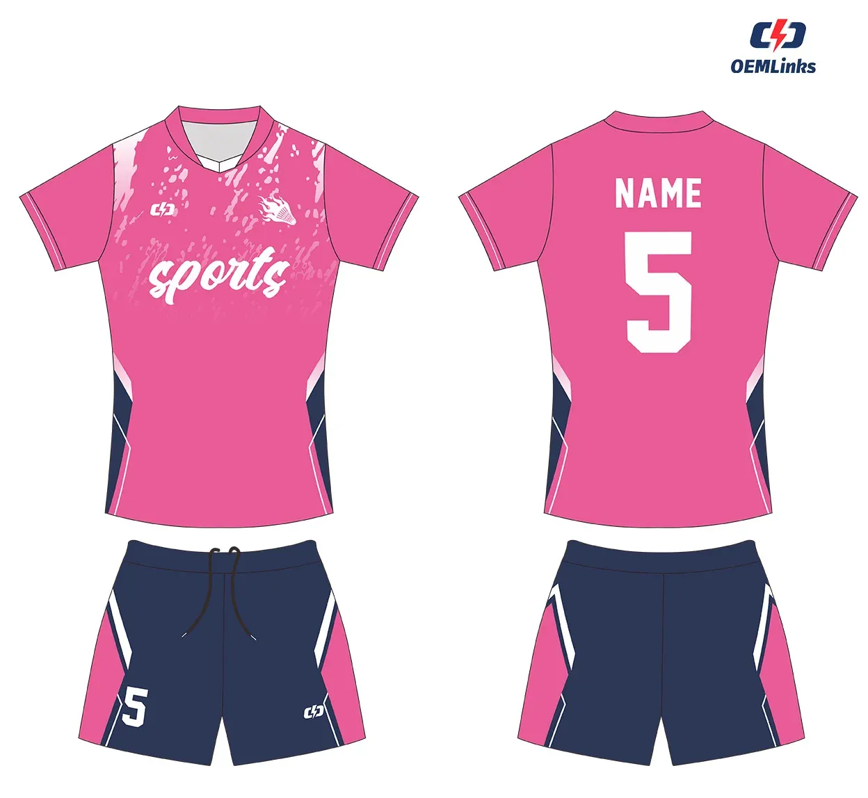 Custom volleyball uniform design UP46