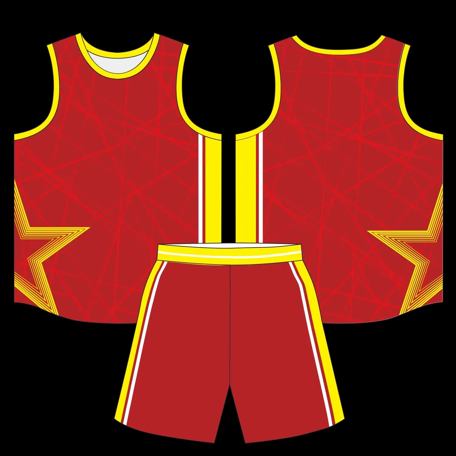 Custom basketball uniform design B44