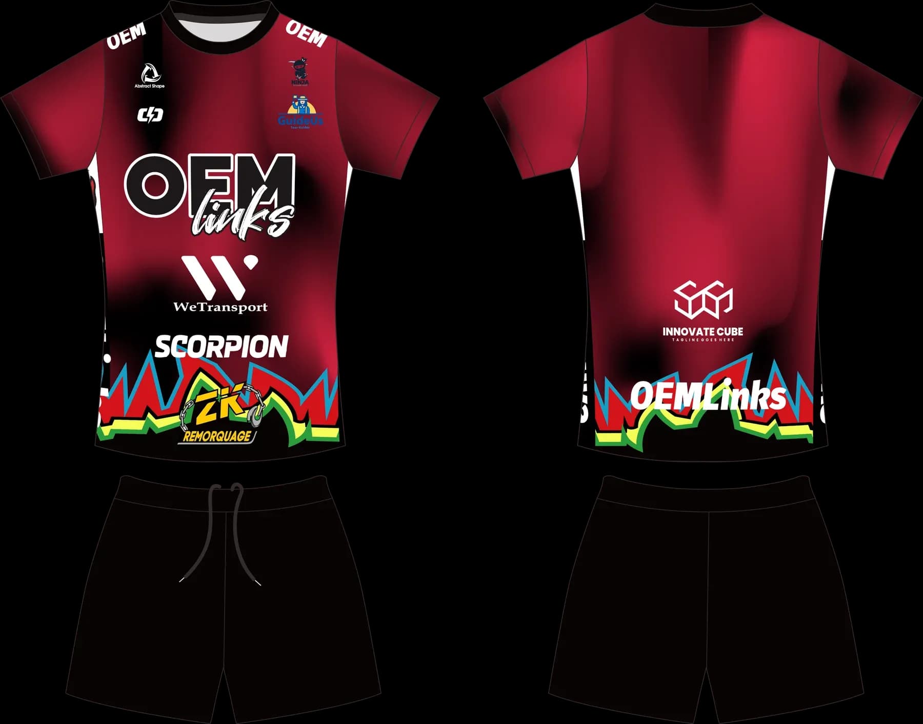 Custom volleyball uniform design UP34