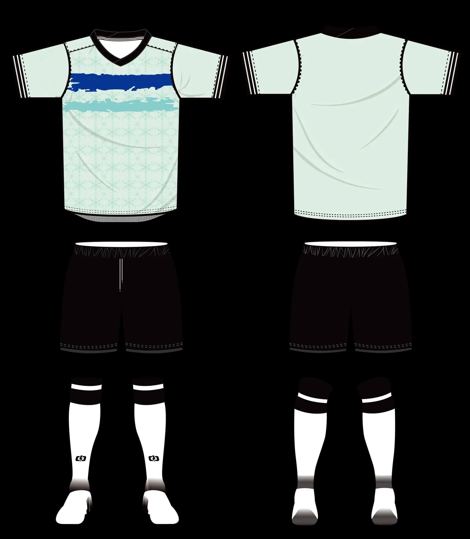 Custom soccer uniform design ZQF20240901