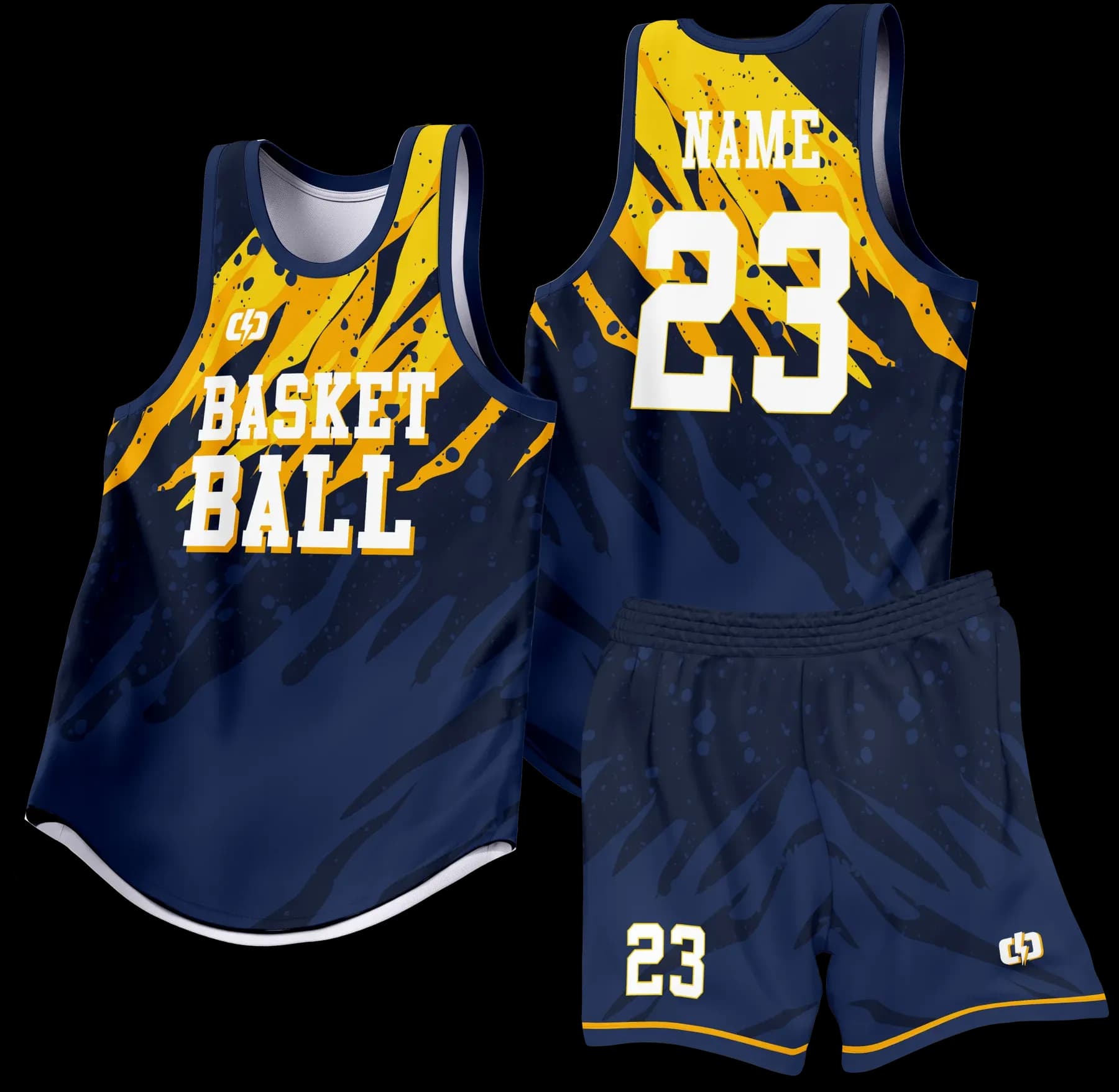 Custom basketball uniform design B97