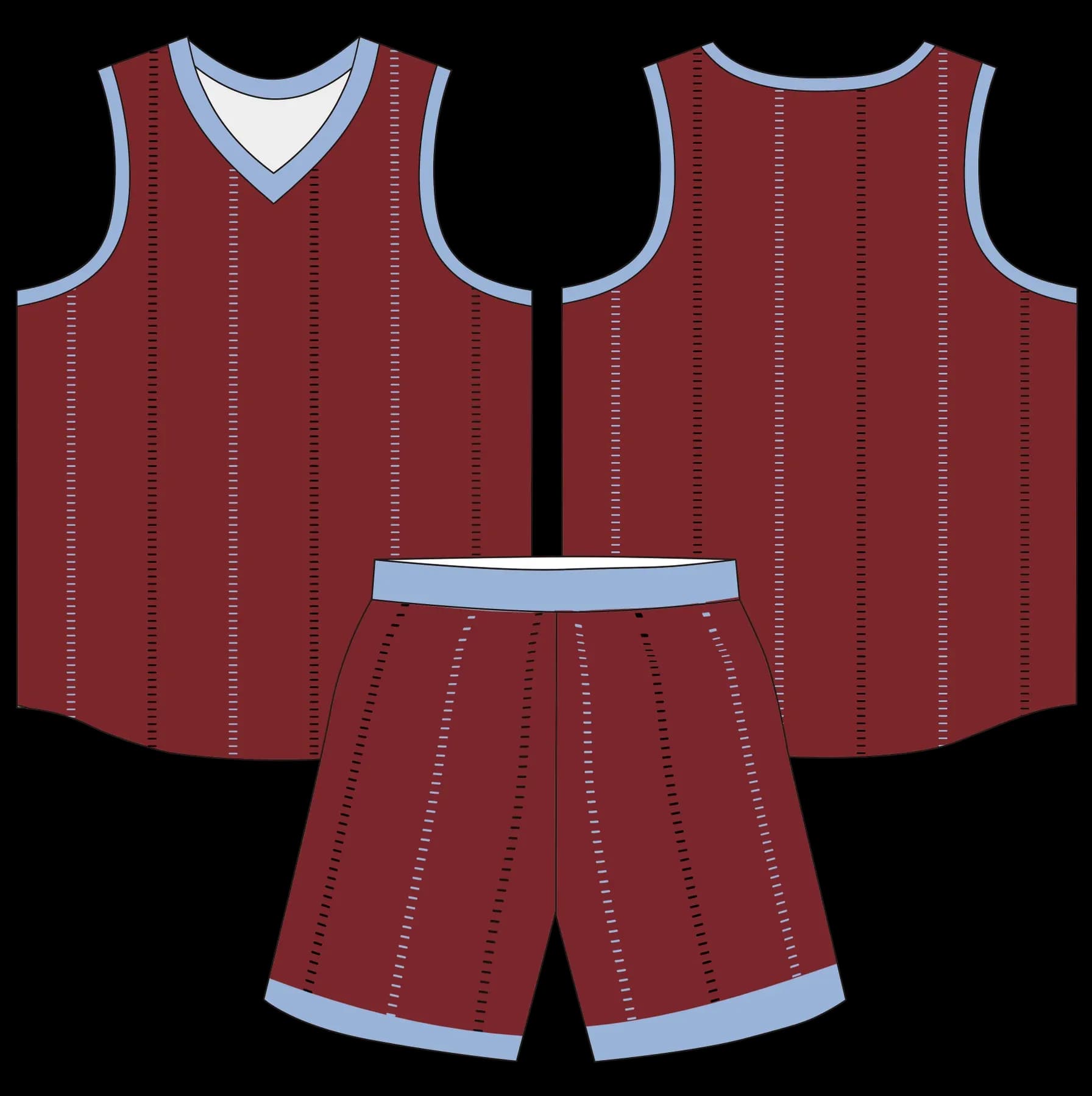 Custom basketball uniform design B98