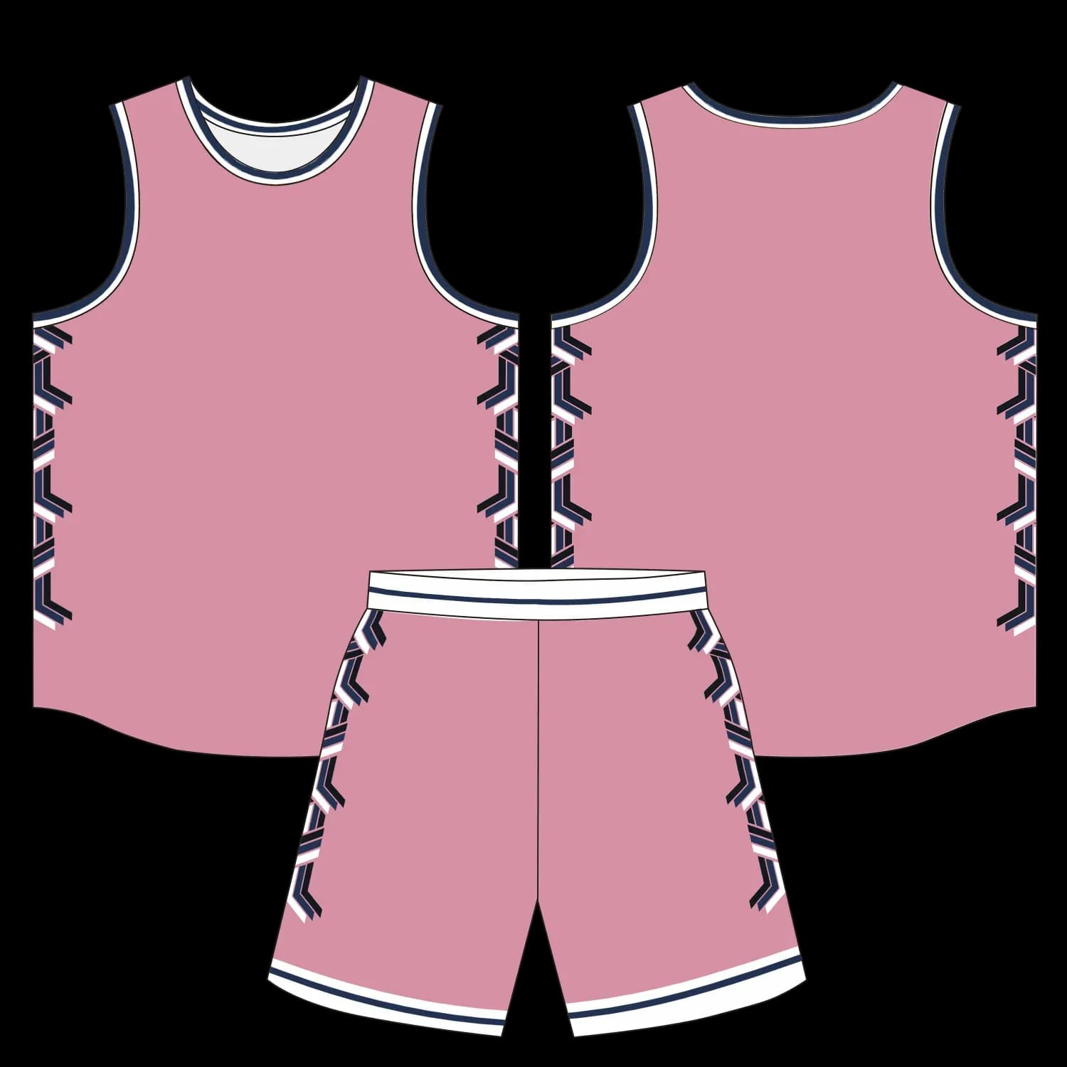 Custom basketball uniform design B69