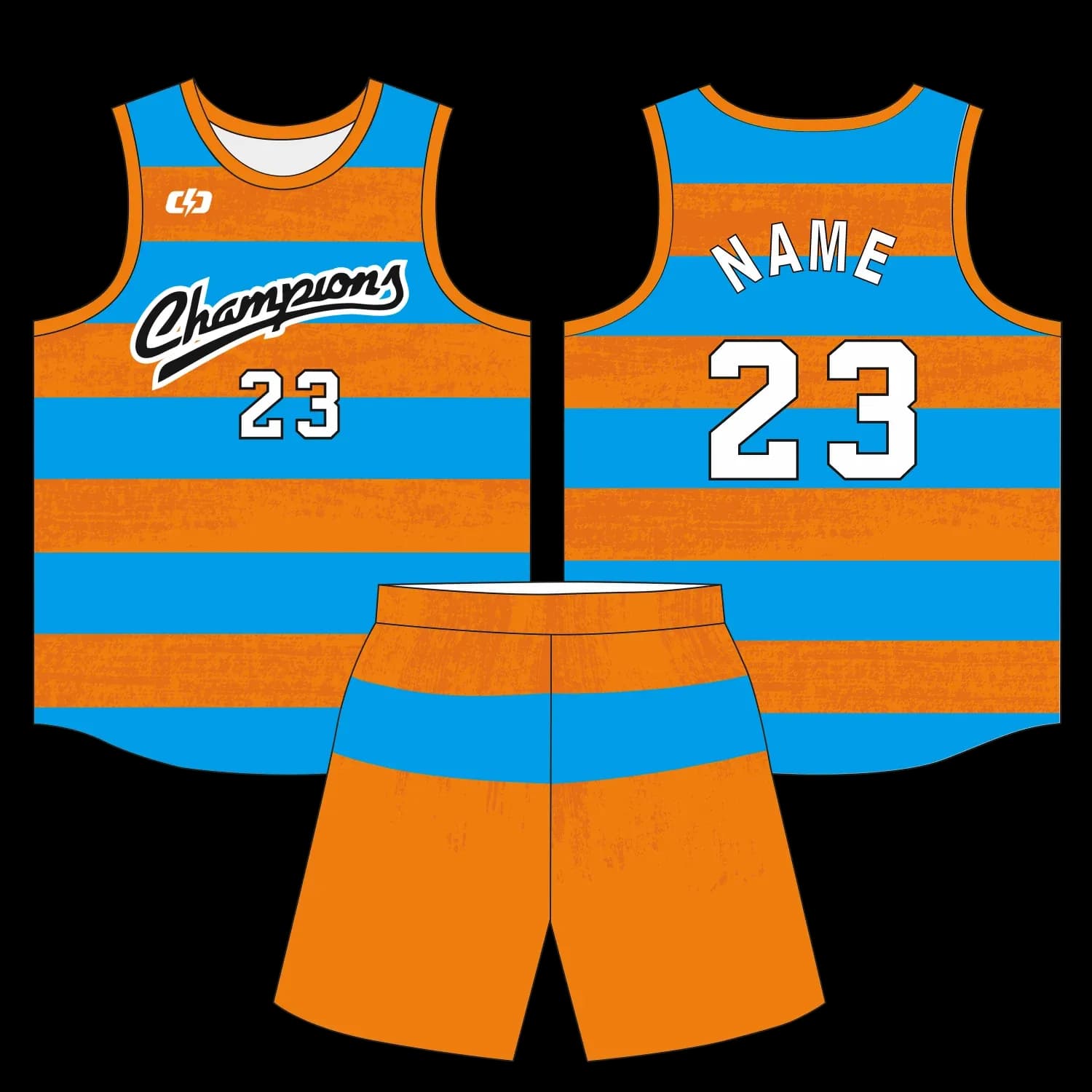 Custom basketball uniform design B75