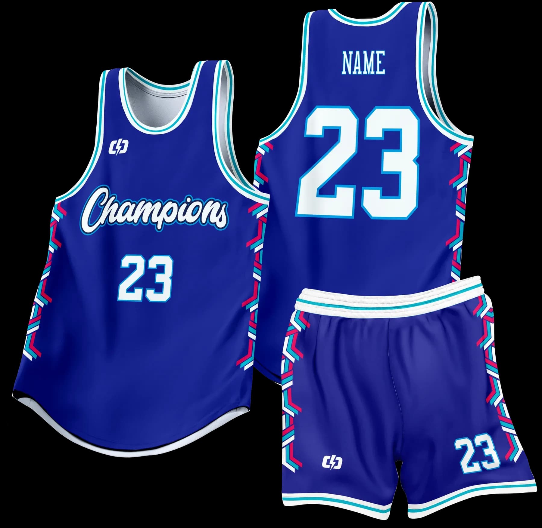 Custom basketball uniform design B69