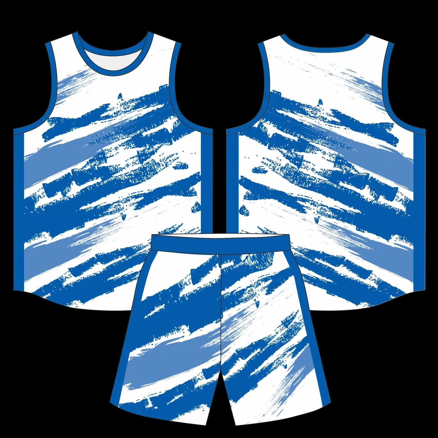 Custom basketball uniform design B73
