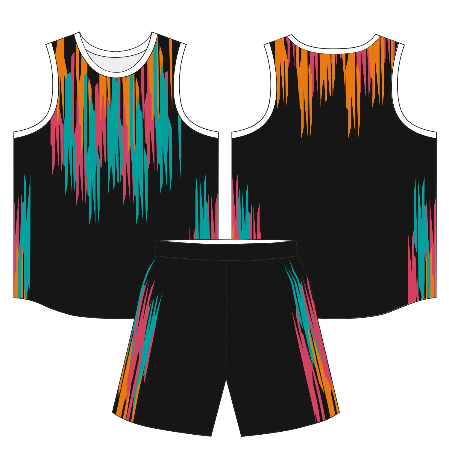 Custom basketball uniform design B67